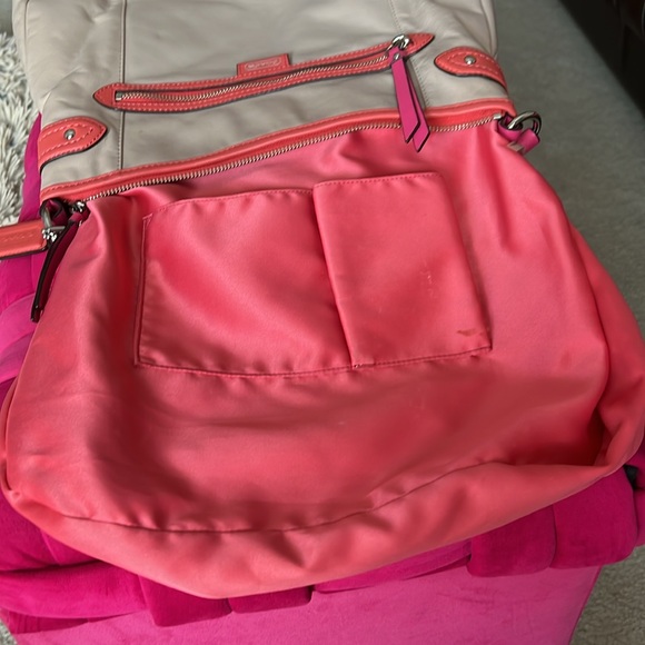 Coach Hobo Bag in Beige and Pink - Picture 13 of 14